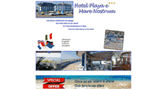 Desktop Screenshot of hotelplaya-marenostrum.it